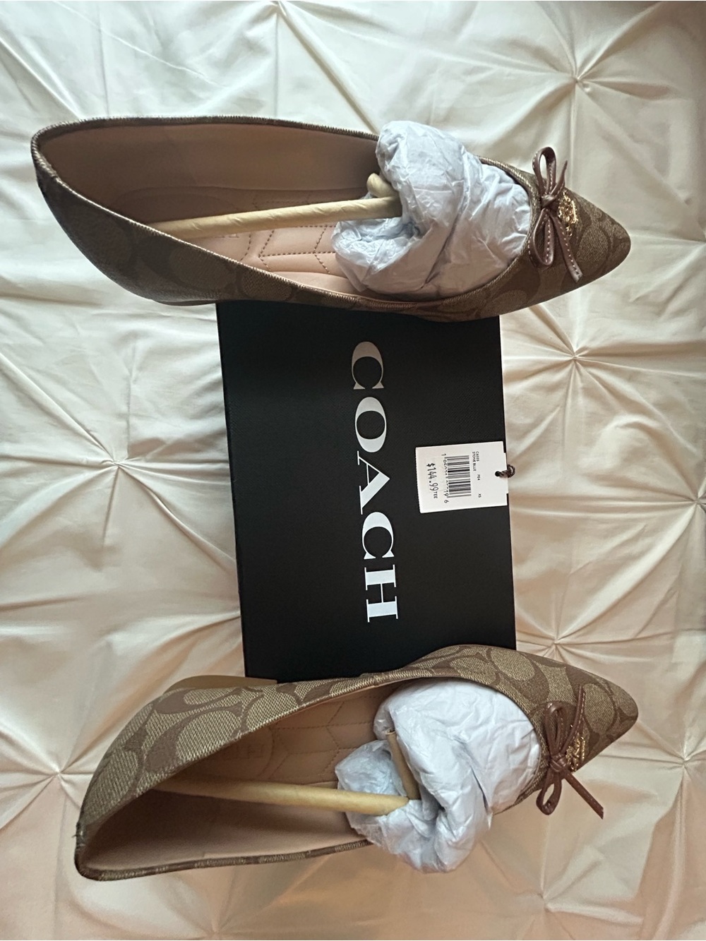 Coach shoes with box and original tags, only worn only a couple times.